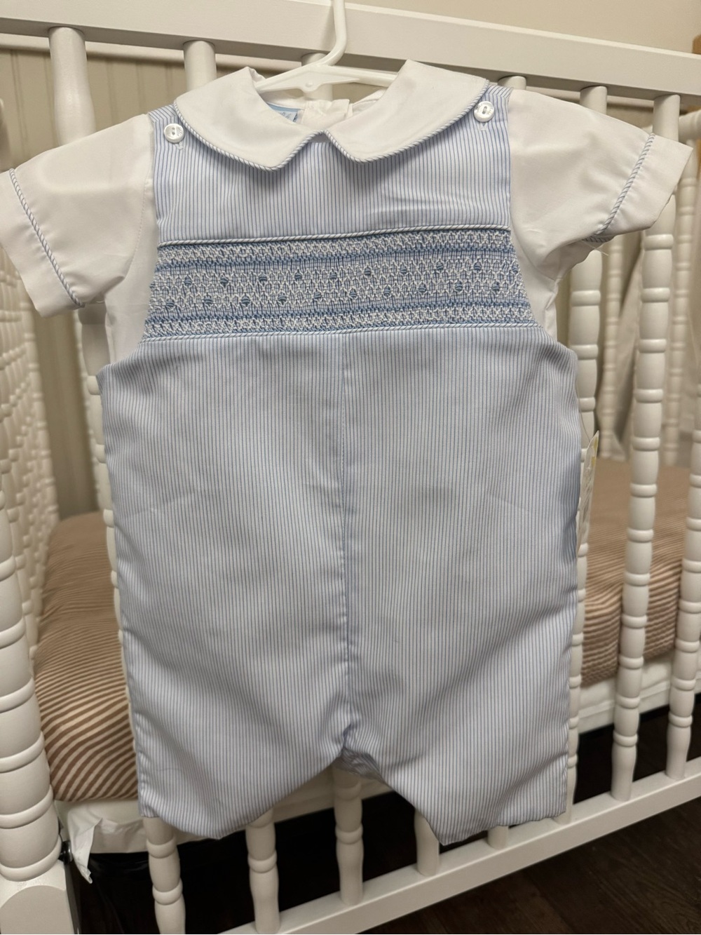 Petit Bebe Andre Smocked Jon Jon